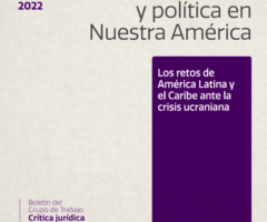 LIBRO: Crítica jurídica y política en Nuestra América.