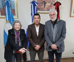 Visita a la embajada de Nicaragua.
