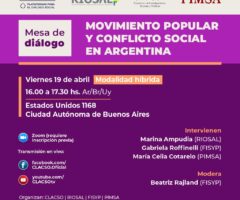 Mesa de diálogo : Movimiento Popular y Conflicto Social
