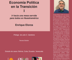 Economía Política en la Transición I Por Enrique Elorza. Versión corregida y aumentada