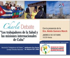 Charla debate con Aleida Guevara March